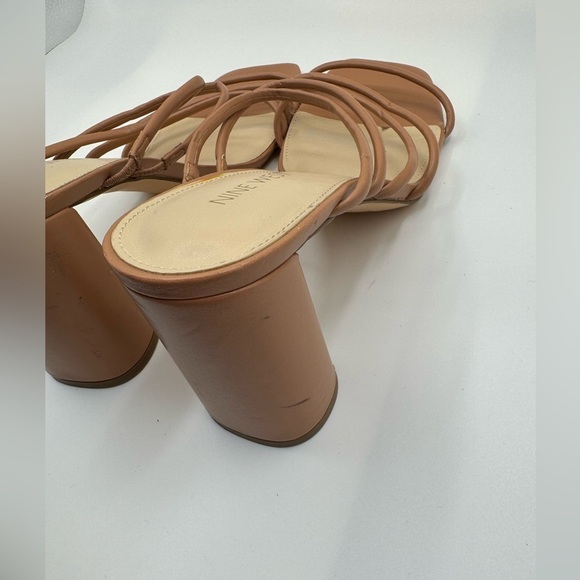 Nine West Getcha Block Heel Sandal Tan - Picture 10 of 10